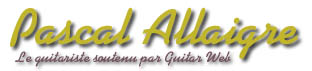 Pascal Allaigre, Guitariste soutenu pas Guitar Web .
