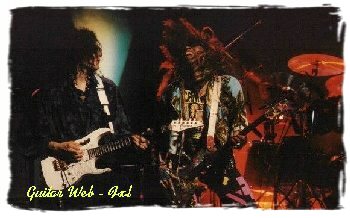 Cannes,1993, en concert avec TM Stevens